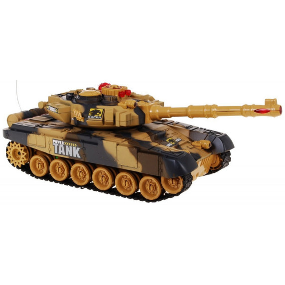 Távirányítós tank RC Tank WAR Camouflage - sárga