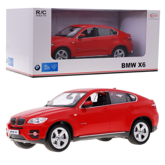 RC Távirányítós autó BMW X6 1:14 - piros
