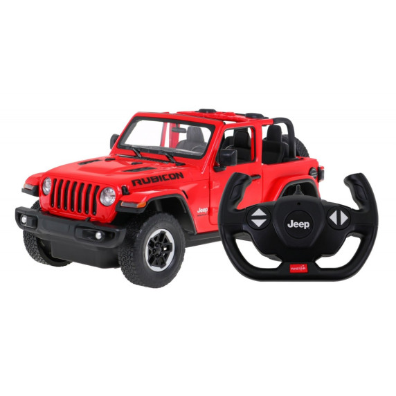 RC Távirányítós autó JEEP Wrangler JL 1:14 - piros