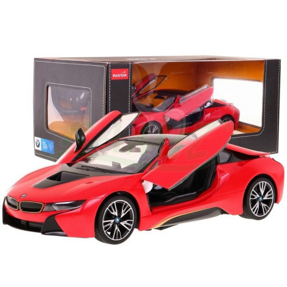 RC Távirányítós autó BMW i8 RASTAR 1:14 - piros