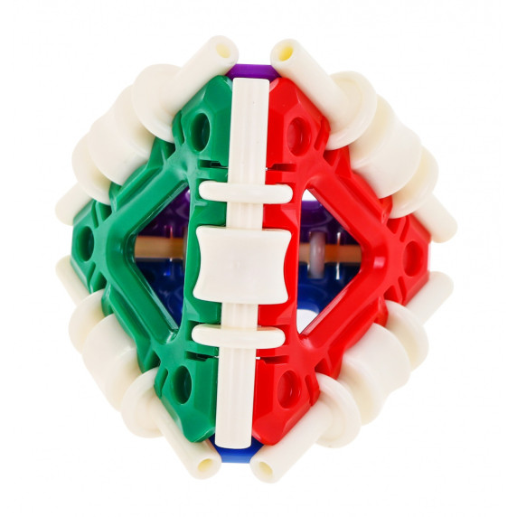 Építőjáték Inlea4Fun BUCKLE BUILDING BLOCKS - 252 darabos 
