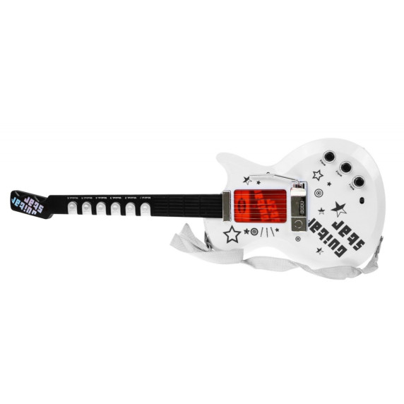 Chitară electrică cu microfon și amplificator pentru copii Inlea4fun GUITAR KIT