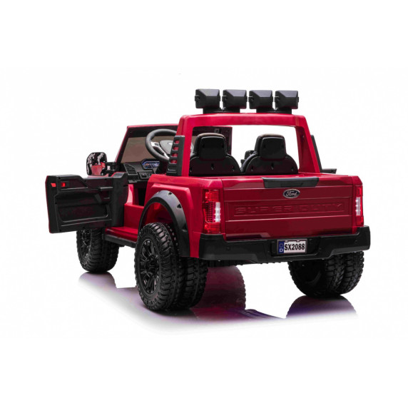 Elektromos kisautó Ford Super Duty - piros