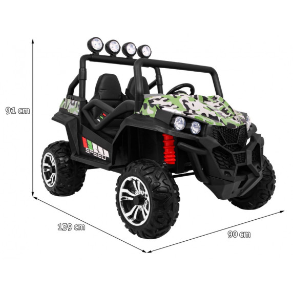 Elektromos négykerekű jármű Inlea4Fun Buggy 4x4 LIFT MORO - terepmintás