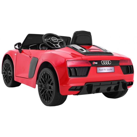 Mașină electrică - AUDI R8 Spyder RS EVA - roșu