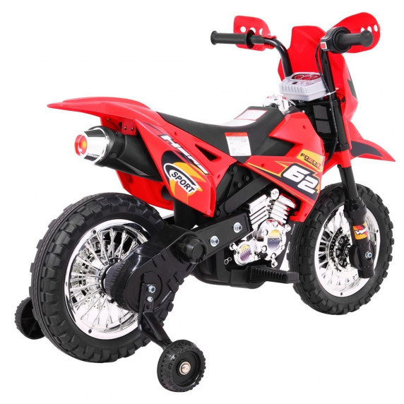 Elektrická motorka Inlea4Fun ForceZ Cros Motor - červené