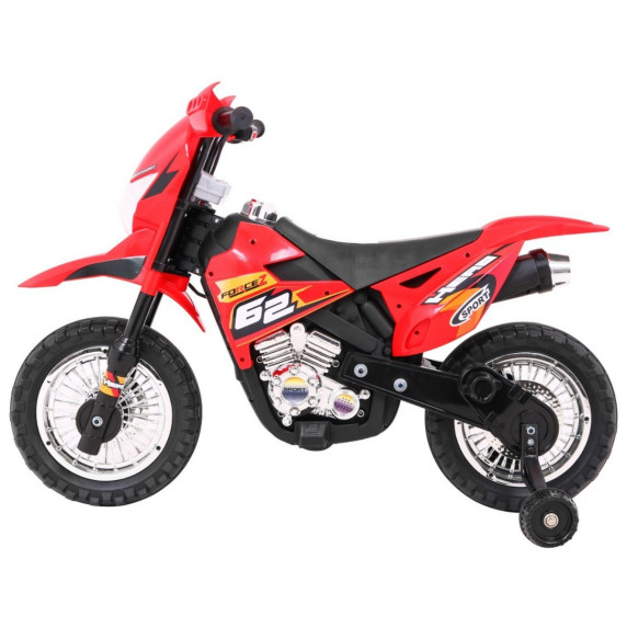 Elektrická motorka Inlea4Fun ForceZ Cros Motor - červené