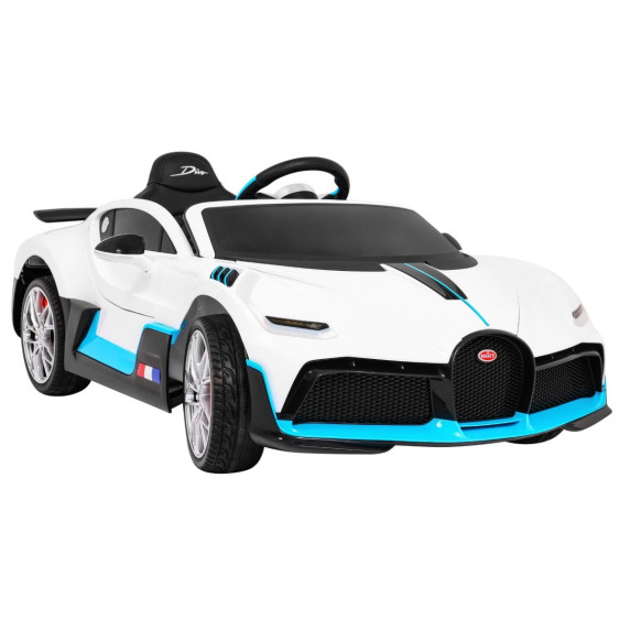 Elektromos kisautó BUGATTI Divo - fehér