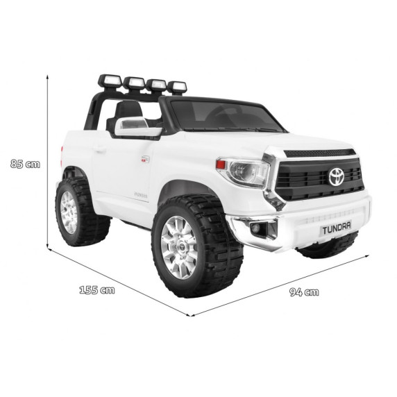 Elektrické autíčko TOYOTA Tundra XXL - biele