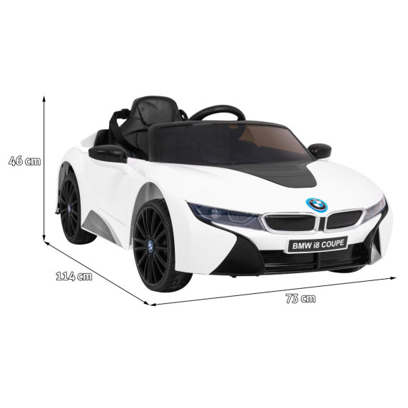 Elektromos kisautó BMW i8 LIFT Coupe - Fehér