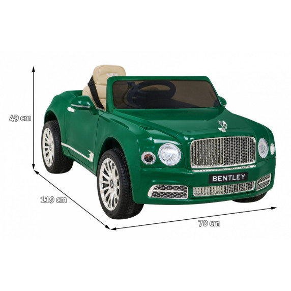Elektrické autíčko BENTLEY Mulsanne - zelené