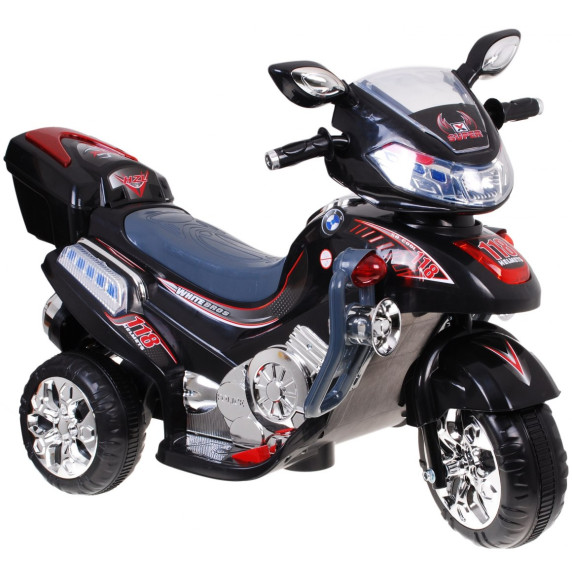 Detská elektrická trojkolka Inlea4Fun F928  - čierna