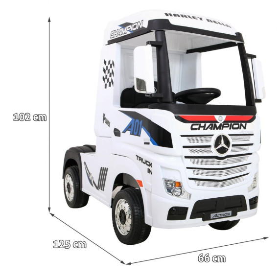 Elektromos kamion Mercedes Benz Actros - Fehér