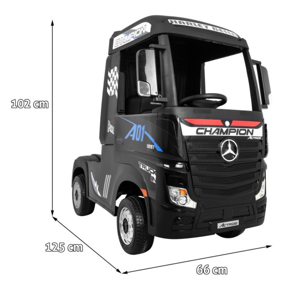 Elektromos kamion Mercedes Benz Actros - Fekete