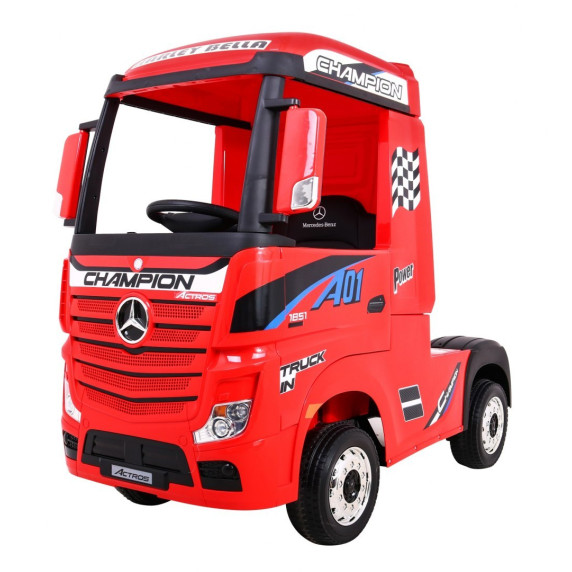Elektrický kamión Mercedes Benz Actros - červený