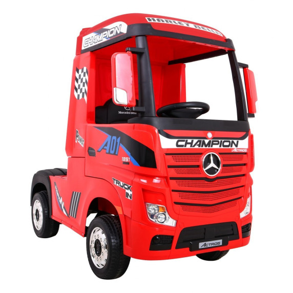 Elektrický kamión Mercedes Benz Actros - červený