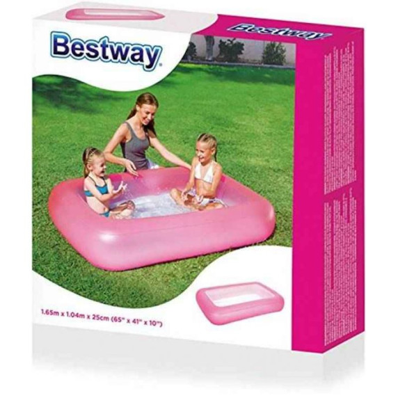 Felfújható gyermekmedence 165x104x25 cm BESTWAY 51115 - rózsaszín