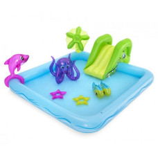 Piscină gonflabilă pentru copii - 239 x 206 x 86 cm - BESTWAY - 