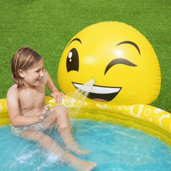 BESTWAY detský bazén Šťastný emotikón 152 x 51 cm 53081