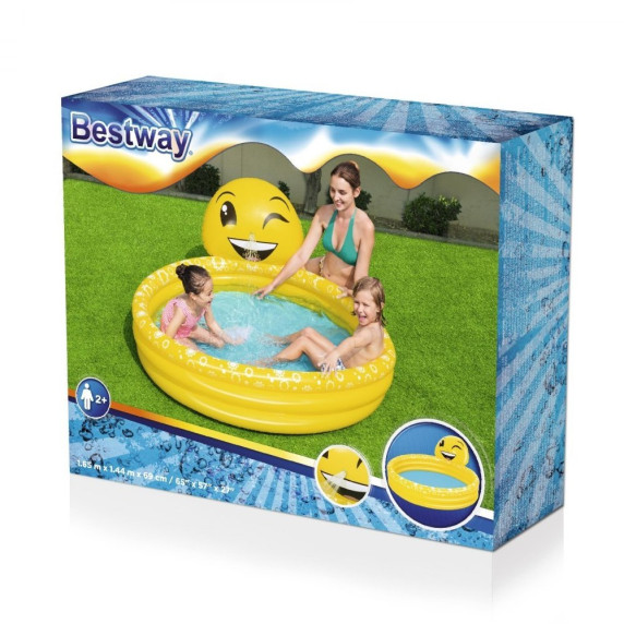 BESTWAY detský bazén Šťastný emotikón 152 x 51 cm 53081