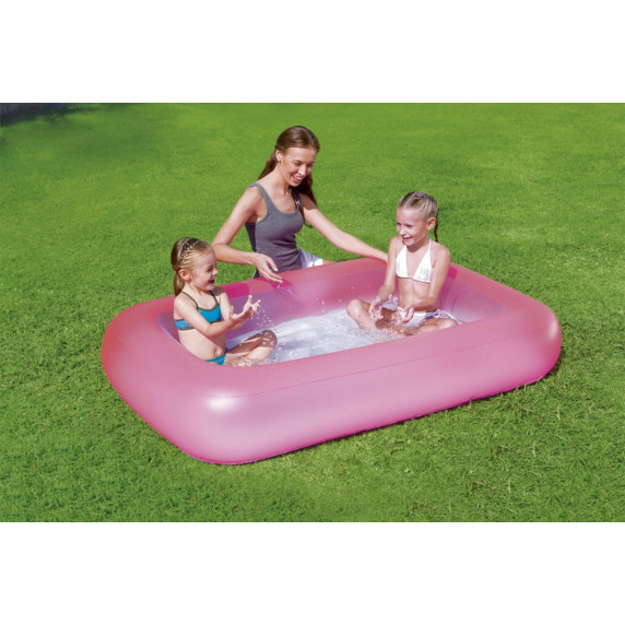Felfújható gyermekmedence 165x104x25 cm BESTWAY 51115 - rózsaszín