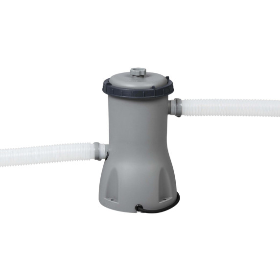 Piscină cu filtru de hârtie și scară - 396x122 cm - BESTWAY 5618W Steel Pro Max 