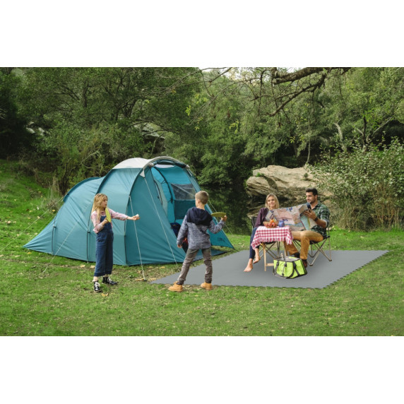 Bazénová podložka puzzle 9 ks 50 x 50 cm BESTWAY 58639 - sivá