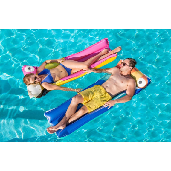 Nafukovacie lehátko BESTWAY Super Surf 44021 - ružové