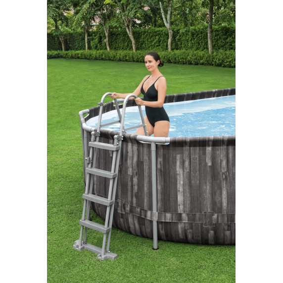 Ovális fémvázas medenceszett 610x366x122 cm BETSWAY 5611R