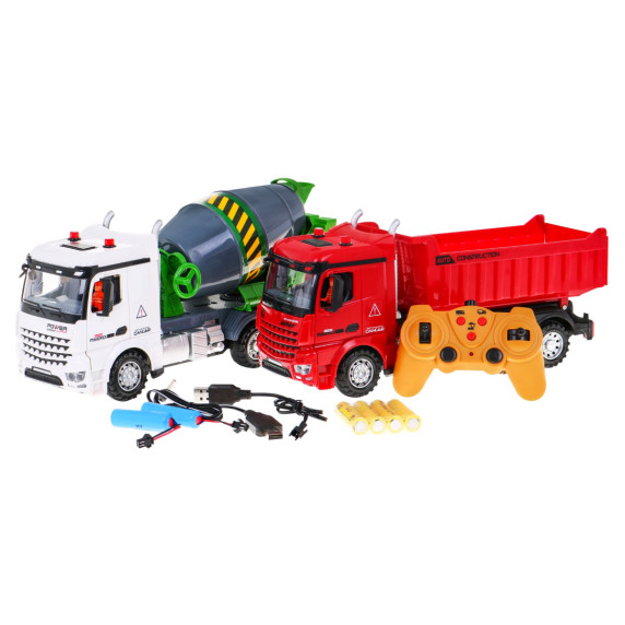 Macara cu telecomandă și 2 vehicule - R/C Tower Crane