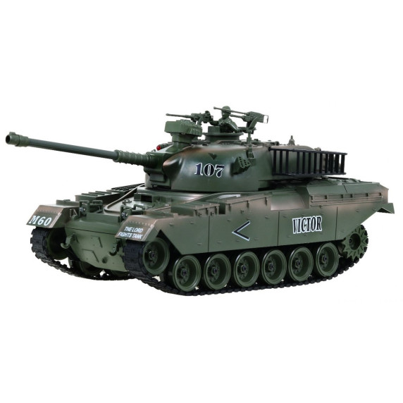 Távirányítós RC Tank M-60 1:18 - zöld