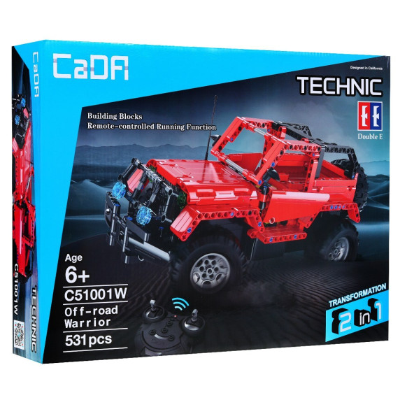 Mașină cu telecomandă - 531 elemente - Inlea4Fun