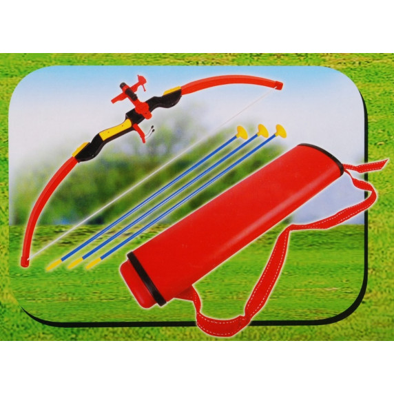 Set arc cu țintă și ventuză - Inlea4Fun Super Archery