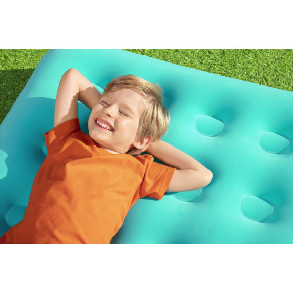 Saltea gonflabilă cu pompă umflare manuală - 158 x 89 x 18 cm - turcoaz - BESTWAY 