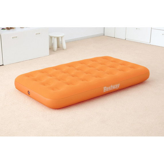 Saltea gonflabilă cu pompă umflare manuală - 158 x 89 x 18 cm - portocaliu - BESTWAY