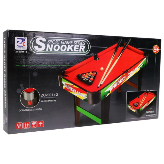 Biliárd asztal kiegészítőkkel Inlea4Fun Snooker