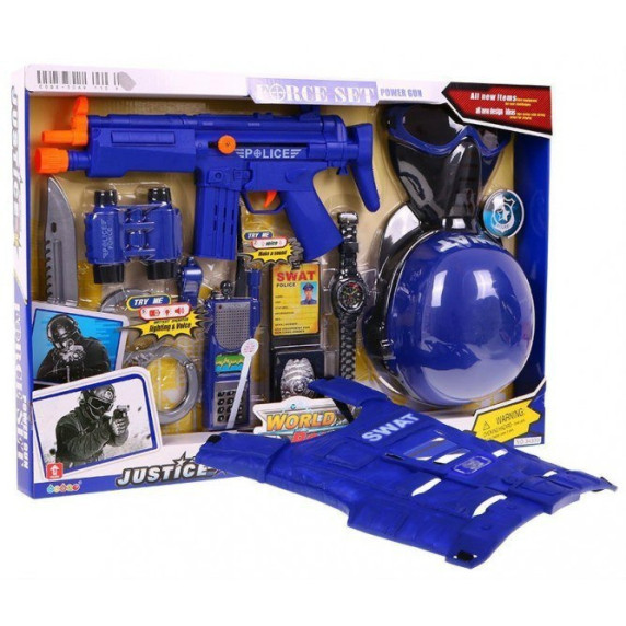 Rendőr jelmez tartozékokkal Inlea4Fun Force set