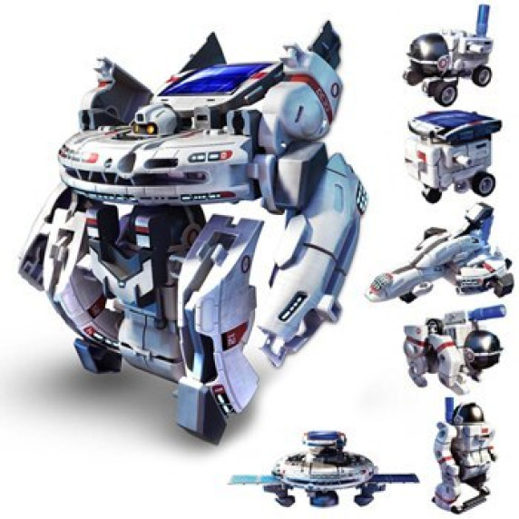Napelemes solar robot 6 az 1-ben Inlea4Fun Space Fleet
