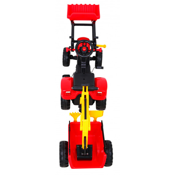 Traktor/bager s prívesom a príslušenstvom Inlea4Fun
