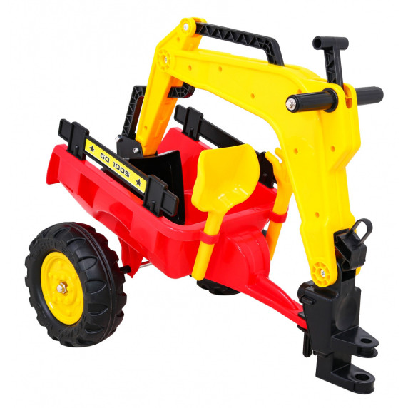 Traktor/bager s prívesom a príslušenstvom Inlea4Fun