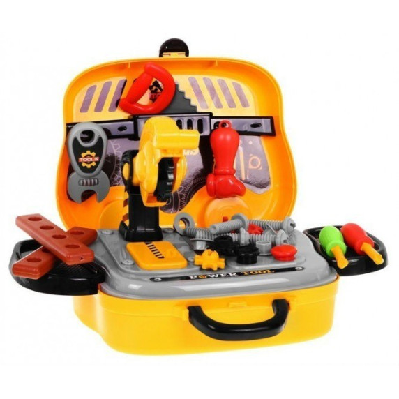 Szerszámos asztal bőröndben Inlea4Fun DELUXE TOOL SET 