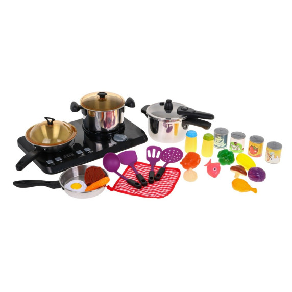 Konyhai edénykészlet 32 db kiegészítővel Inlea4Fun INDUCTION COOKER SET 