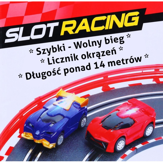 Autópálya 1:43 Inlea4Fun SLOT RACING Giant