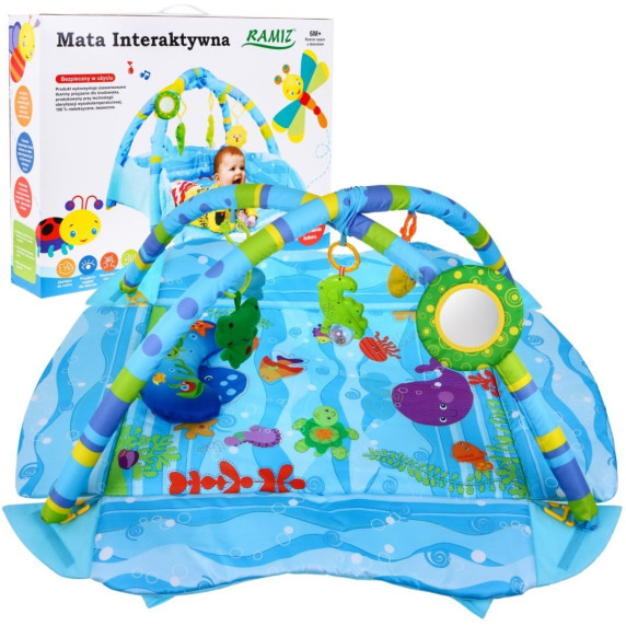 Inlea4Fun MATA Interaktív játszószőnyeg - Kék