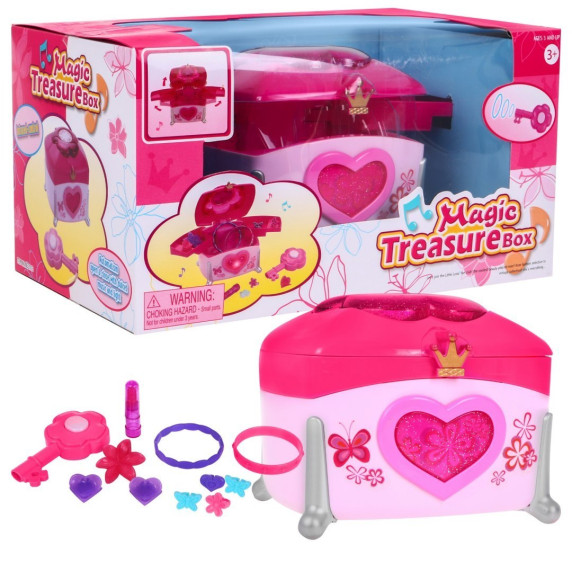 Ékszertartó kiegészítőkkel Inlea4Fun MAGIC TREASURE BOX