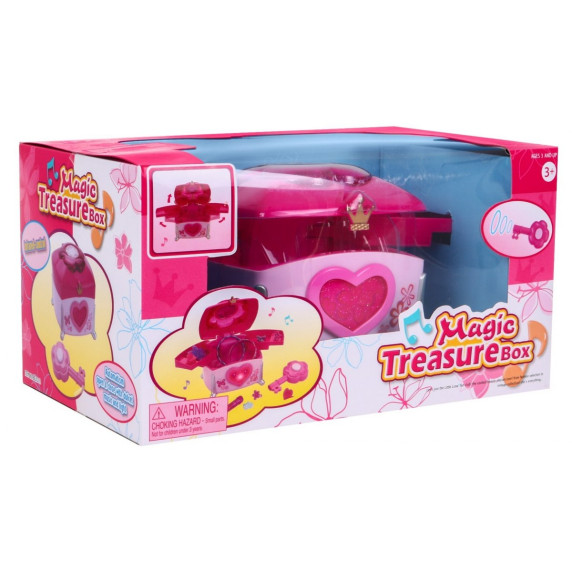 Ékszertartó kiegészítőkkel Inlea4Fun MAGIC TREASURE BOX
