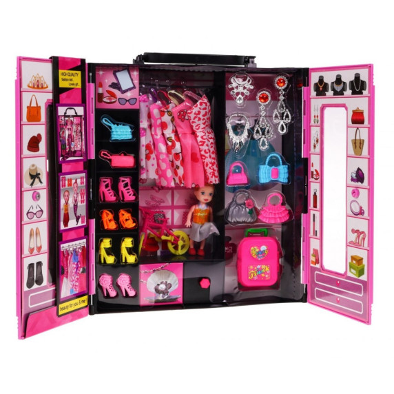 Păpușă pentru copii cu accesorii - Inlea4Fun BEAUTY GIRL