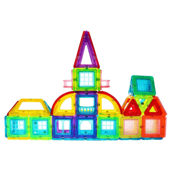 Mágneses építőjáték 128 db Inlea4Fun MINI MAGICAL MAGNET