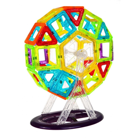 Mágneses építőjáték 128 db Inlea4Fun MINI MAGICAL MAGNET