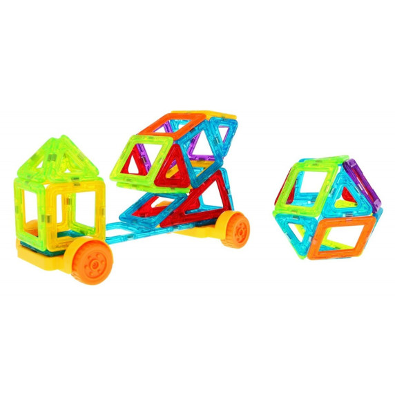 Mágneses építőjáték 128 db Inlea4Fun MINI MAGICAL MAGNET